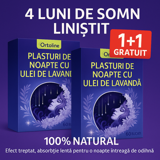 Set 60 plasturi naturali pentru un somn adânc și odihnitor